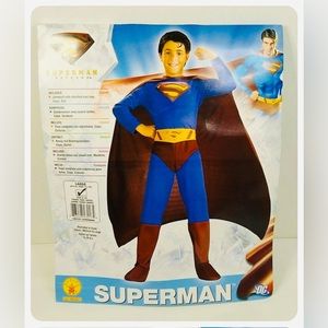 Superman DC Comics Superhero Halloween Costume Boys Large 12-14 Rubies NEW!